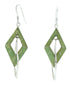 Turquoise Authentic Sterling Silver Hook Dangle Earrings GS73357